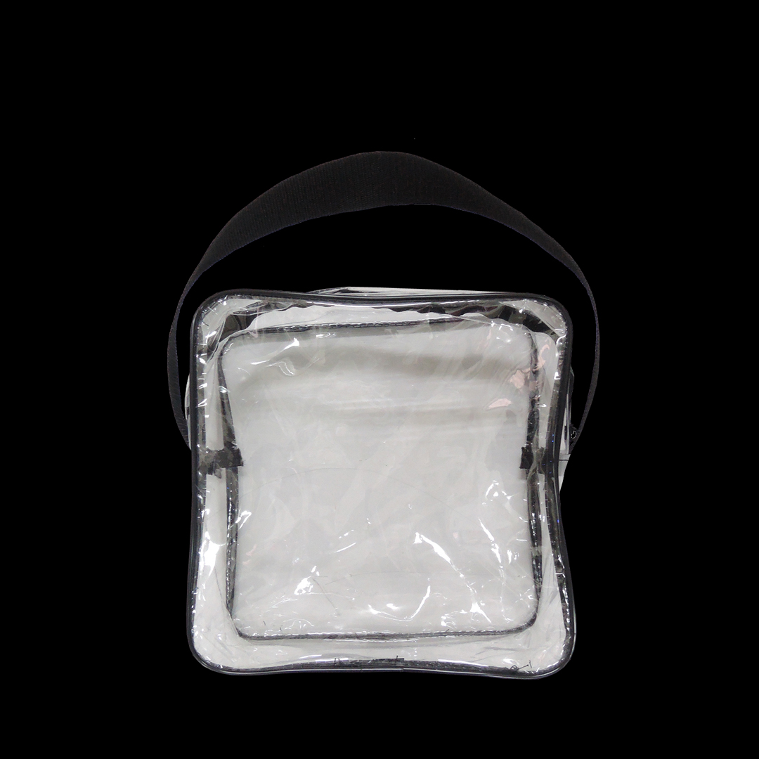 sac carré transparent